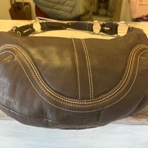 Brown medium coach purse